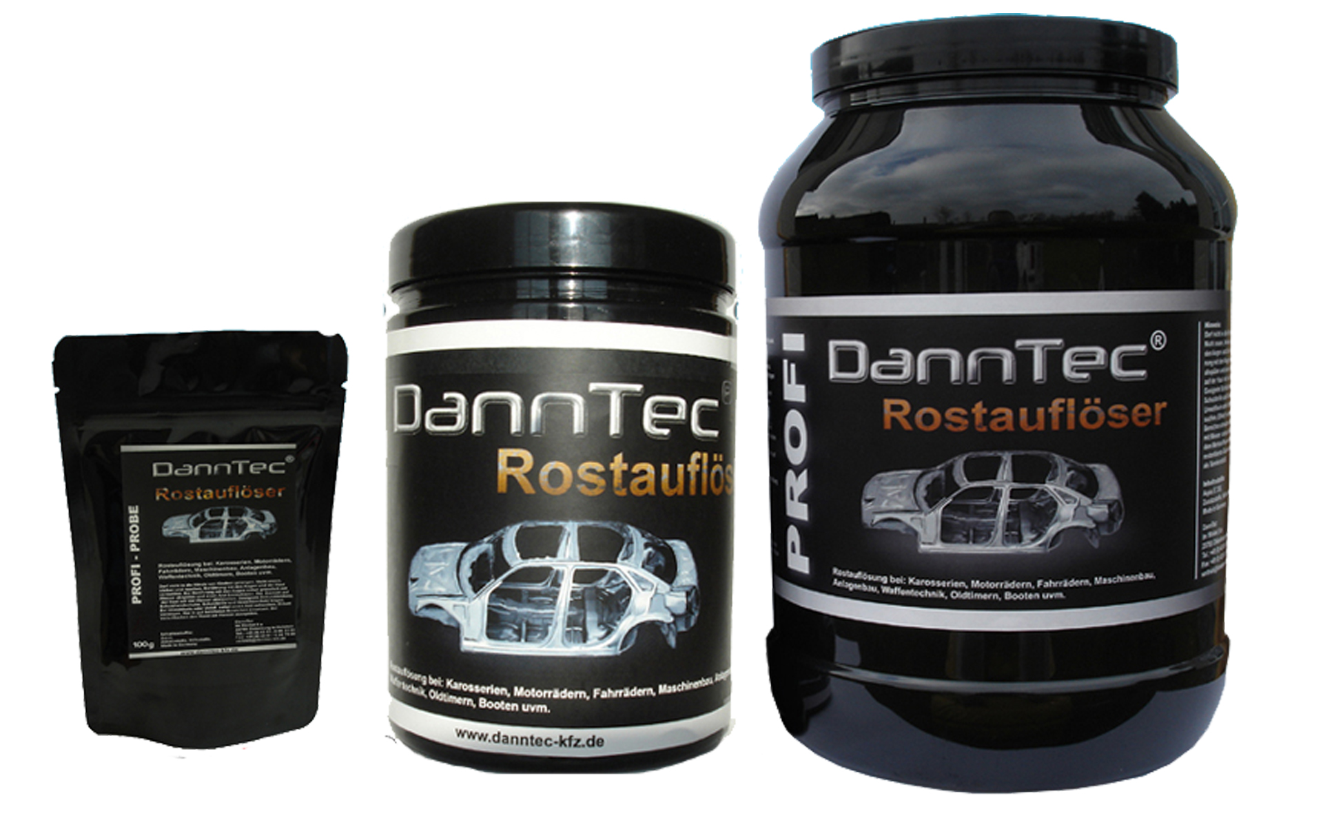 Rostentferner u. Farbe Danntec – Danntec KFZ