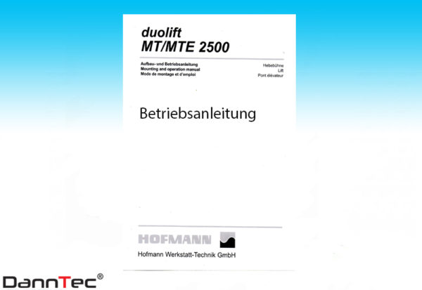 2.1.1  Bedienungsanleitung Hofmann MTE 2500