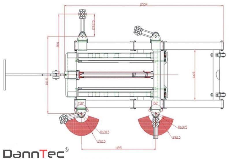 2. Mobile Hebebühne WDW Lift Original mit ital. Pumpe – Danntec KFZ