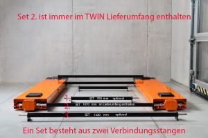 Auswahl Verbindungsstangen